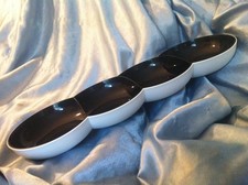 Tupperware C154 Allegra Perle Servierschale Schüssel Raupe schwarz junge welle