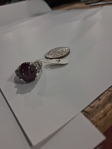 Sterling silber ring mit - ring, stern