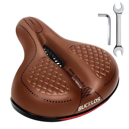 Bucklos komfort fahrradsattel - komfort,
