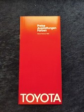 Toyota preisliste farben - toyota,