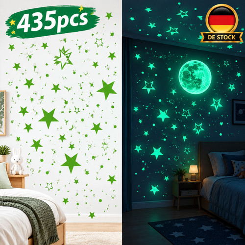 Decke leuchtsterne wandtattoo - decke,