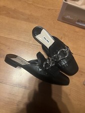 MiuMiu Damen Schuhe Slippers