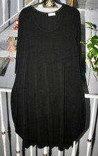 Kleid Shirtkleid  UNIQUE XXL schwarz Ballonkleid