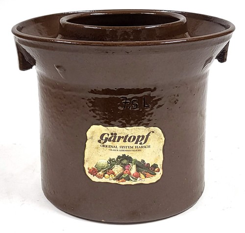 Vintage gartopf gärtopf 5l - gärtopf, 7.5l