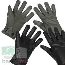 Lederhandschuhe gefüttert  Handschuhe Bundeswehr BW mit Futter schwarz o grau 