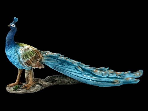 Pfau figur vogel pute - vogel,