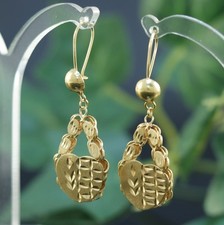 Ohrhänger in 916er / 22 Karat Gelb Gold XXYY