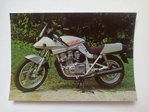Postkarte motorrad suzuki - postkarte,