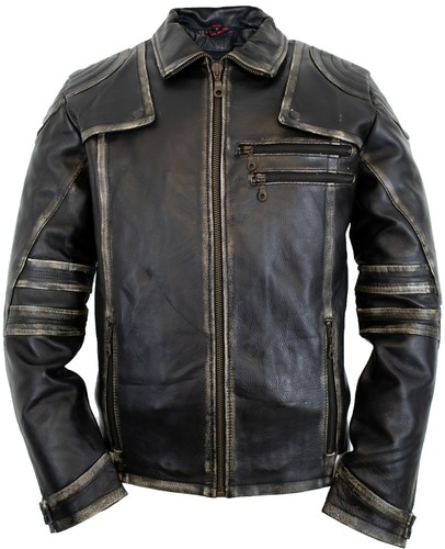 Herren vintage biker - herren, motorrad