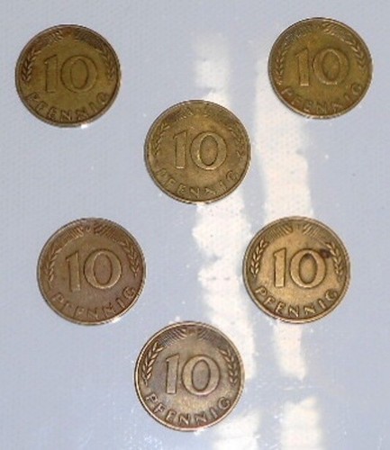 Pfennig münzen 1950 - st.,