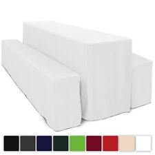 Hussen Set Bierzeltgarnitur Lang Biertischhusse Festzeltgarnitur Bierbankauflage