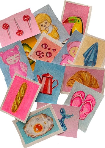 Mystery original watercolor - mystery,