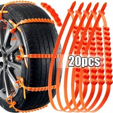 20X Auto Schneeketten Anti-Rutsch Reifenketten für Auto SUV Pickup Truck 92CM