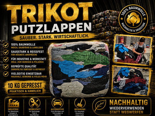 Baumwoll putzlappen - kg,