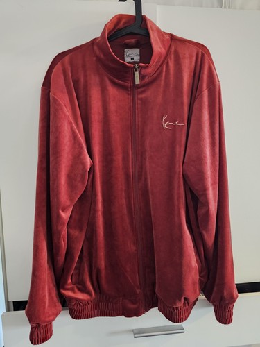 Karl kani jacke samt rot - rot, gr.