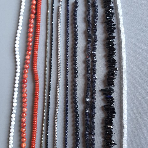 1set edelstein stränge - 1set,