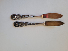 Buttermesser Becker 100 er Silber, Rose, 2 Stück