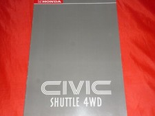 HONDA Civic Shuttle 1.6i 4WD Prospekt Brochure Depliant Folleto von 1988