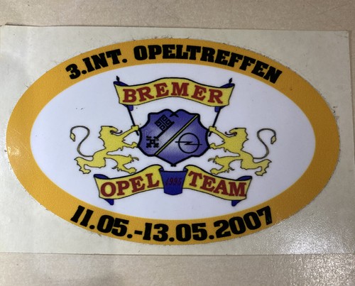 Aufkleber opeltreffen 2007 - opeltreffen,