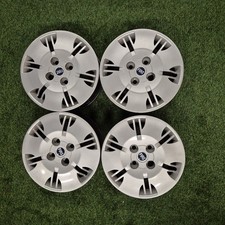 4x Stahlfelgen für Fiat PANDA Typ 169 5.00 Bx13 ET35 4x98  13 Zoll + Radkappen