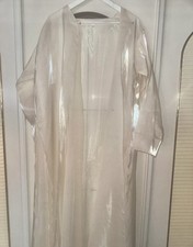 Abaya Dubai  Creme/Elfenbein Perlmutt Hochwertiges  weiches Organza 