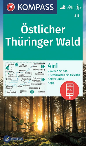 Kompass wanderkarte 813 - wanderkarte,