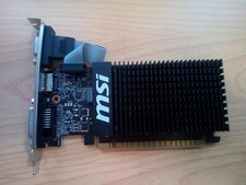 MSI NVIDIA GeForce GT 710  1GD3H LP 1GB DDR3 PCI-E  HDMI DVI VGA passiv silent