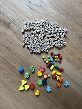 Perlen Basteln Buchstaben Holz