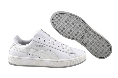 Puma basket mid white silver - basket,