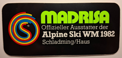 Aufkleber alpine ski - aufkleber, wm