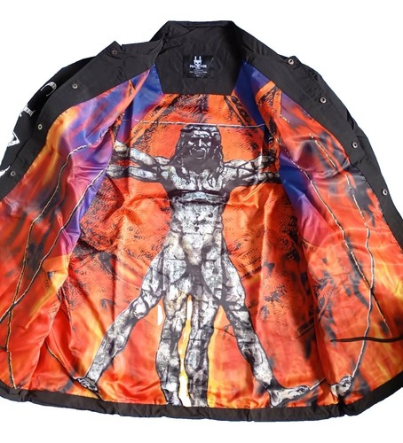 Flames clayman windbreaker - clayman,