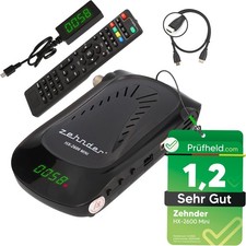 ZEHNDER HX 2600 Mini - Full HD DVB-S2 Receiver I externer IR Sensor + HDMI Kabel