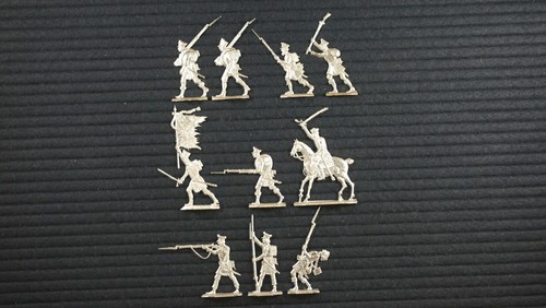 Zinnflachfigur,Militär,Geschi