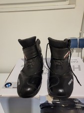 Motorradstiefel wasserdicht Größe 44 schwarz Leder