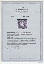 Württemberg Nr. 42 a 70