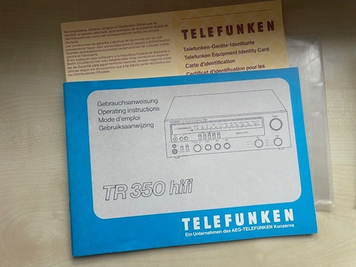 Telefunken 350 hifi - telefunken, tr