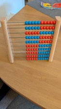 Goki  100 Holzperlen Rechenrahmen / Abakus