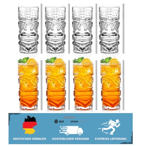 Moderne tiki cocktailgläser - moderne, tiki-cocktailgläser