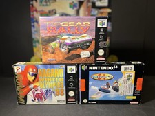 NINTENDO 64 || 3x GAMES IN OVP WAVE RACE 64 TOP GEAR RALLY NAGANO WINTER || N64