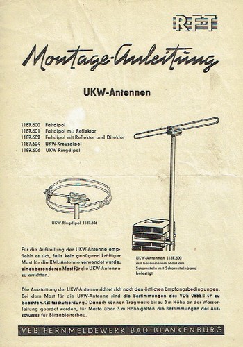 Veb fernmeldewerk bad - fernmeldewerk,