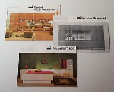 Konvolut Prospekte Möbel 70er