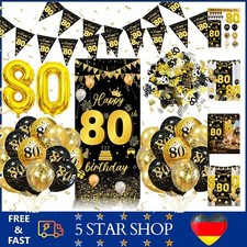 Elegante 80 Geburtstag Deko