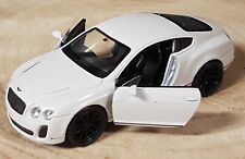 BENTLEY CONTINENTAL SUPERSPORTS, MODELLAUTO VON WELLY , TOP , WEISS , 1 : 38
