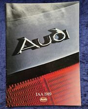 AUDI Programm 80 90 Coupe 100 Avant 200 Turbo Quattro Prospekt 9.1989 zur IAA