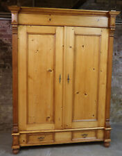 GRÜNDERZEIT  KLEIDERSCHRANK  WEICHHOLZ  MIT  SCHUBLÄDEN