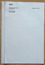 Braun PS 550 Service Manual und Bedienungsanleitung