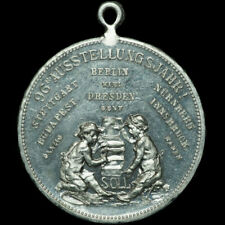 DRESDEN: Medaille (1896), Glaser & Sohn. "SOLL & HABEN" - ALTE STADT AUSSTELLUNG