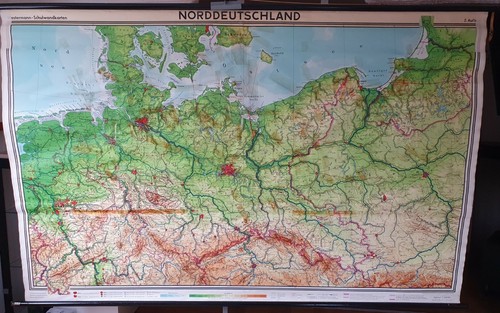 Rollkarte schulwandkarte - rollkarte,,