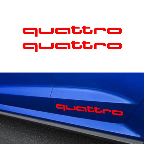 Für audi quattro - quattro, seitenrock