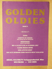 Musiknoten " Golden Oldies " Band 3 für Akkordeon
